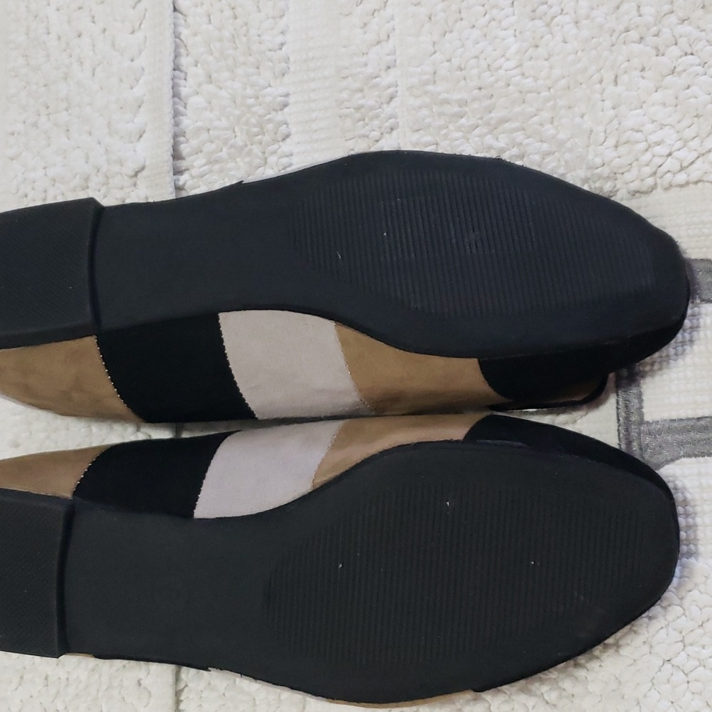 PIERRE DUMAS STRIPED FLAT W/ BUCKLE - Picture 9 of 9